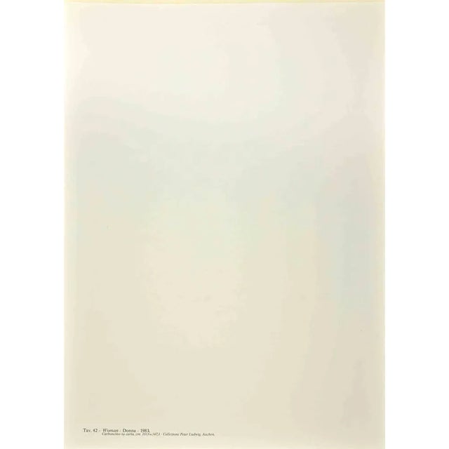 Woman is an offset and lithograph print realized on Fabriano Paper after a drawing by Willem De Kooning of 1983. The print...