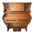 1890s Crescent Oak Pump Organ Made for Harding & Miller For Sale
