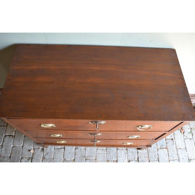 Wood Antique Oak Empire Chest of Drawers For Sale - Image 7 of 10