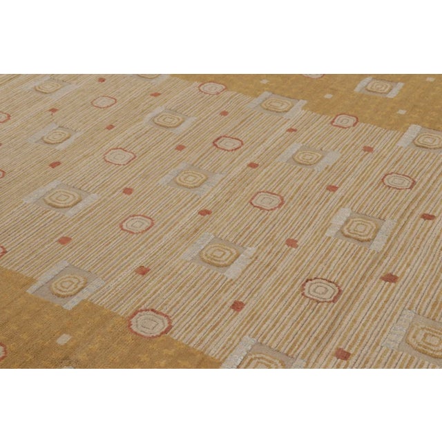 Traditional Rug & Kilim's Oversized Scandinavian Rug With Textural High-Low Design For Sale - Image 3 of 11