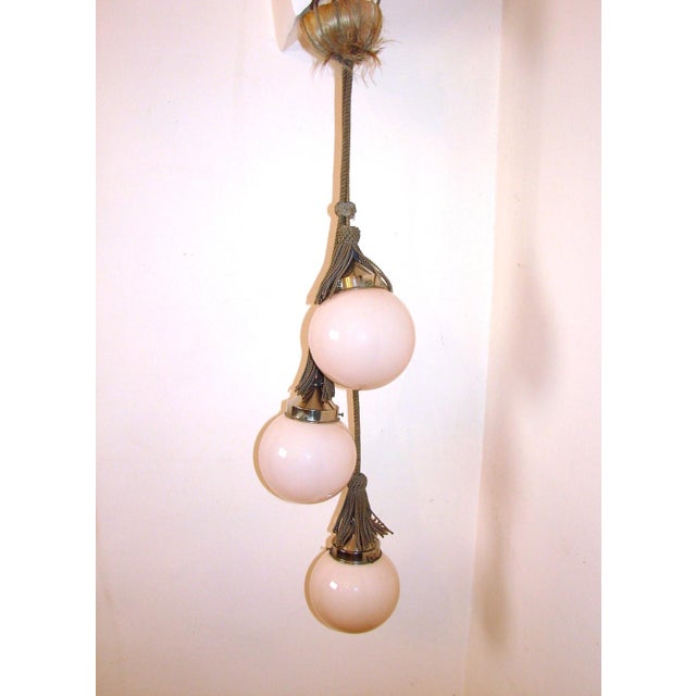 Art Deco Chandelier, 1920s For Sale - Image 4 of 5