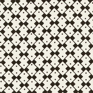 Schumacher X David Oliver Domino Fabric in Piano Forte For Sale