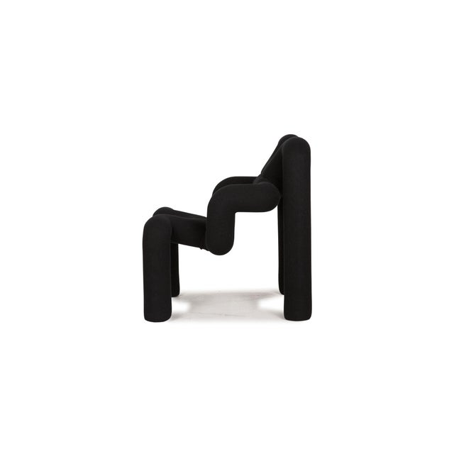 Modern Black Fabric Ekstrem Chair from Varier For Sale - Image 9 of 10