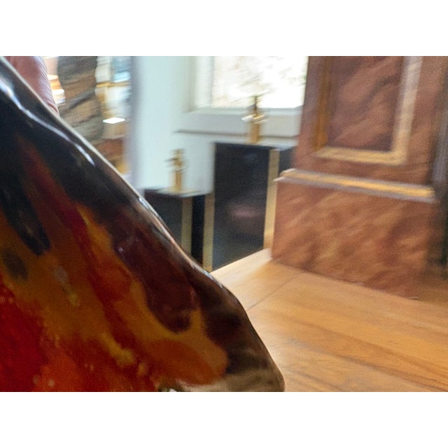 1950s Italian Glazed Terracotta Fish Sculpture For Sale - Image 12 of 15