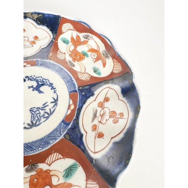 19th Century Japanese Plate and Bowl Set, Set of 2 For Sale - Image 13 of 17