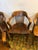 Set of 6 Vintage B. L. Marble Co. Solid Wood Banker’s / Captain’s Chairs (C. 1930s–1940s) For Sale In Columbia, SC - Image 6 of 16