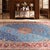 Light Blue Fine Hand Knotted Persian Silk & Wool Isfahan Rug For Sale - Image 12 of 12