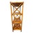 Vintage Bamboo & Rattan 3-Tier Étagère Shelf – Coastal Chinoiserie Style For Sale - Image 4 of 7