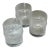 1980s Mid Century Modern Tapio Wirkkala Niva Lowball Whiskey Glasses Iittala Finland - Set of 3 For Sale