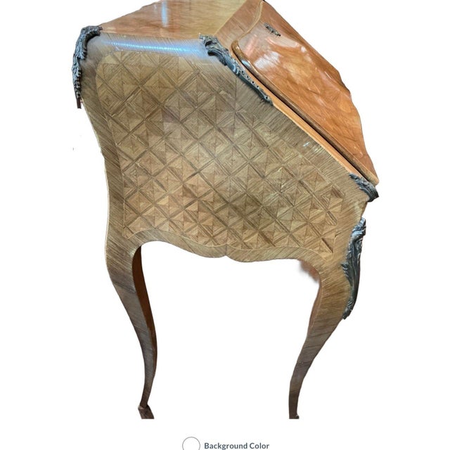 Wood Antique Italian Louis XVI Style Secretary For Sale - Image 7 of 10