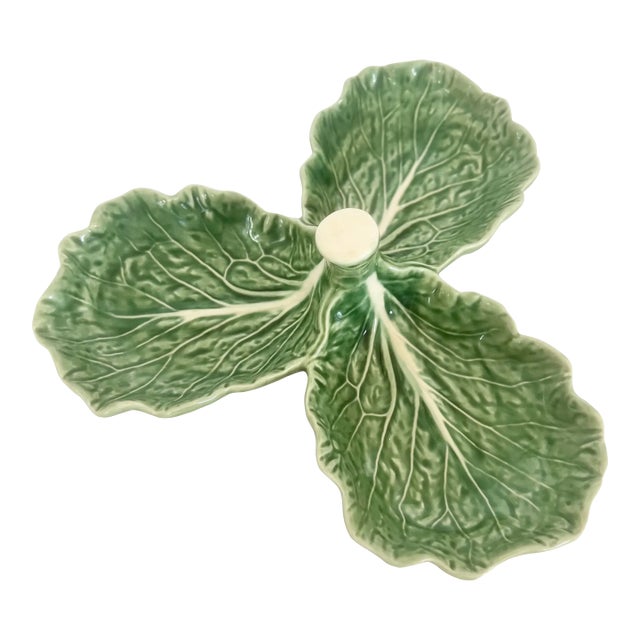 Bordallo Pinhiero Divided Serving Dish For Sale