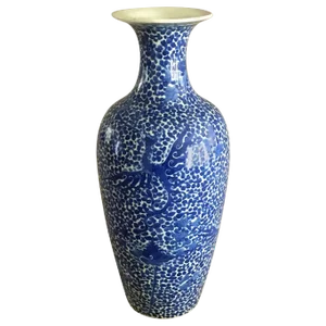 Chinese Qing Dynasty Blue and White Vase