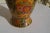 Vintage Royal Satsuma Vase Mountain Scene & Florals Moriage Gold Tone Green For Sale - Image 12 of 12