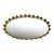 Large Oval Rose Gilt Filigree Mirror Bar Tray For Sale