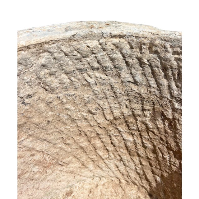 Mid 20th Century Vintage Stone Rustic Planter Bowl For Sale - Image 5 of 5