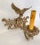 Pair of stunning cast iron painted bird sconces (3 pairs available and sold on separate listings). Acquired from an estate...