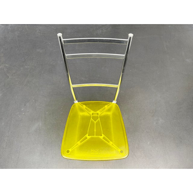 Yellow Chair by Ycami Edizioni, Italy, 1980s For Sale - Image 4 of 6