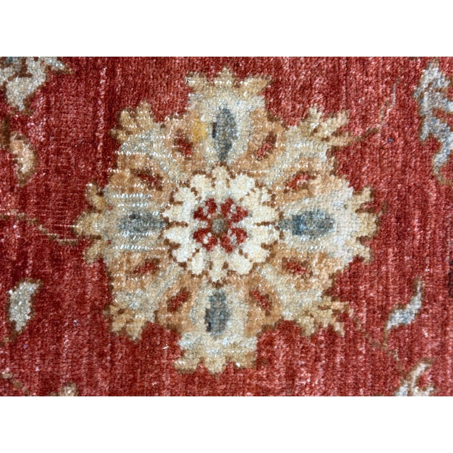 6ft X 9ft 1in Sultanbad Mughal Revival Area Rug For Sale - Image 9 of 12