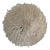 African Juju Feather Headdress, 30 In. Diameter, Off-White For Sale
