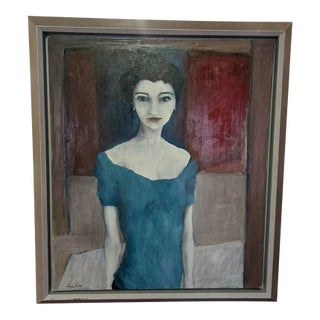 VIntage 1988 Oil Painting- Signed For Sale