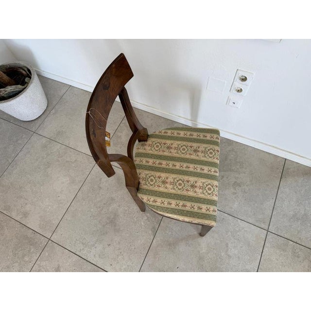 Biedermeier Shovel-Style Armchair in Walnut by Ifantik For Sale - Image 11 of 12
