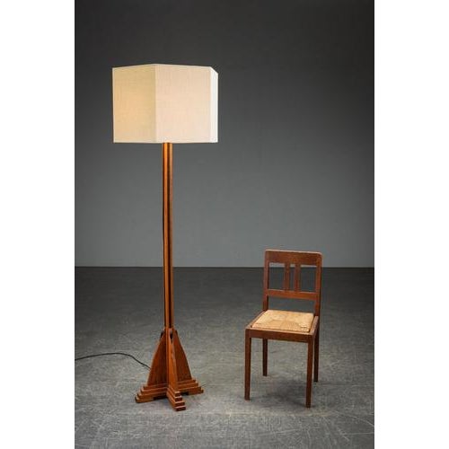 Amsterdam School Standing Lamp, 1930s For Sale - Image 9 of 11