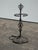 Vintage French Country Black Wrought Iron Set of Two Fireplace Tools For Sale - Image 9 of 15