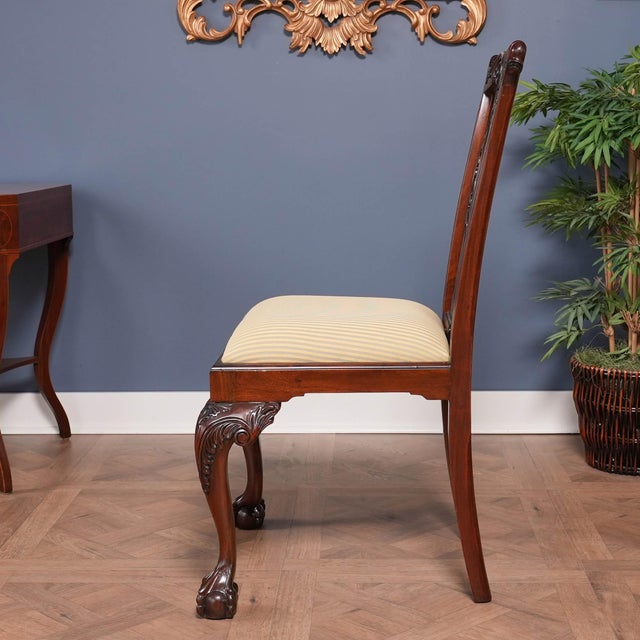 Niagara Furniture Philadelphia Chippendale Chairs, Set of 10 For Sale - Image 11 of 14