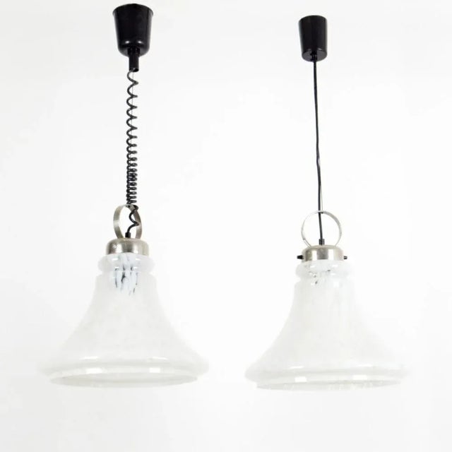 Mid-Century Modern Pendant Lamps, 1970s, Set of 2 For Sale - Image 3 of 3