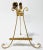 Vintage Italian Tole Gilt Rosette Table Easel For Sale - Image 4 of 7