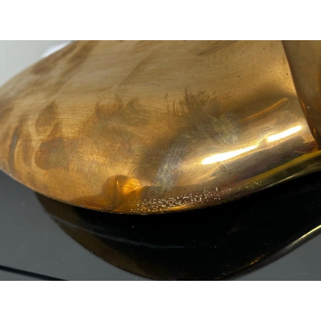 Pair of Gilt Bronze Swans by Jack Zajac — Signed & Numbered 18/95, Limited Edition Mid-Century Modern Sculptures For Sale - Image 13 of 18