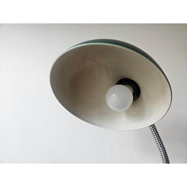 Metal Mid-Century Industrial Table Lamp by Helo Leuchten, Germany, 1950s For Sale - Image 7 of 15