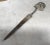 Silver Vintage Silver Plated Equestrian Letter Opener, Italy, 1980s For Sale - Image 8 of 10