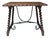 Antique 19th-Century Spanish Side Table Solomonic Legs Wrought Iron For Sale