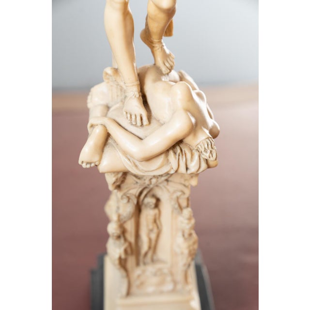 Plastic Classical Art Resin Sculptures in Ivory Finish, 1970s-1980s, Set of 2 For Sale - Image 7 of 12