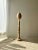 Impressive midcentury floor lamp, crafted entirely from alabaster. A sculptural object that effortlessly complements a...