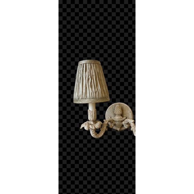 Currey & Company Vintage Wall Sconces - a Pair For Sale - Image 4 of 4