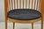 Yellow Vintage Postmodern Maple Wood Spindle Barrel Back Tapered Leg Lounge Arm Chair For Sale - Image 8 of 12