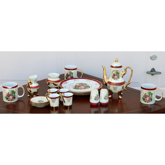 1960s Imperial Chekoslavakia Demitasse Tea Set, 20 Pieces For Sale In Tampa - Image 6 of 8