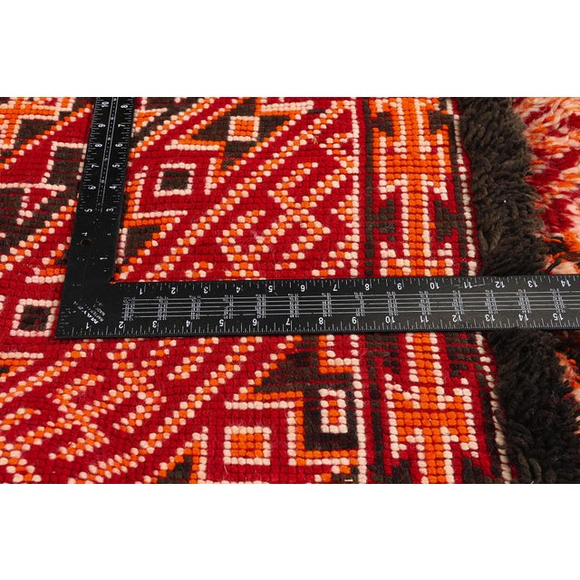 Textile Vintage Beni M'Guild Zayane Moroccan Rug, 06'06 X 09'11 For Sale - Image 7 of 10