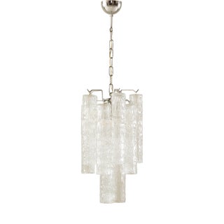 Tronchi Glass Chandelier from Venini, 1970s For Sale