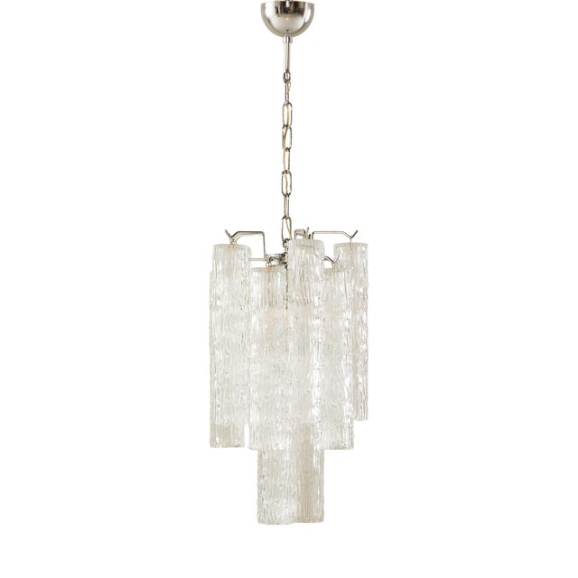 Tronchi Glass Chandelier from Venini, 1970s For Sale