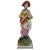 Pink Antique Early 19th Century English George III Staffordshire Pearlware Figure of a Lady Musician Playing a Mandolin 1810 For Sale - Image 8 of 8