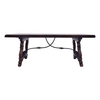 19th C. Spanish Colonial Dining Table For Sale