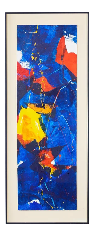 1990s Marguerite Saegesser Abstract Painting