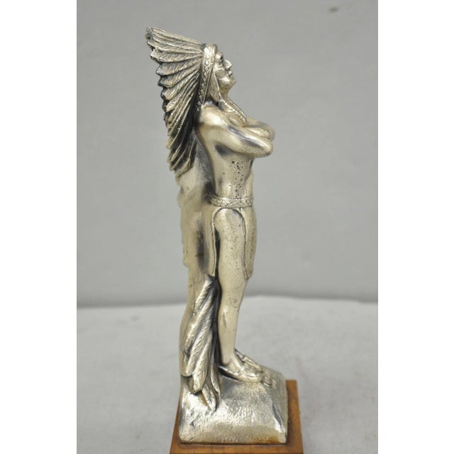 Vintage 1960s Popai Oma Store Display Award Trophy Native American Chief Figure For Sale - Image 11 of 15