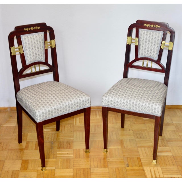 Vintage Art Nouveau Viennese Bench For Sale - Image 18 of 18