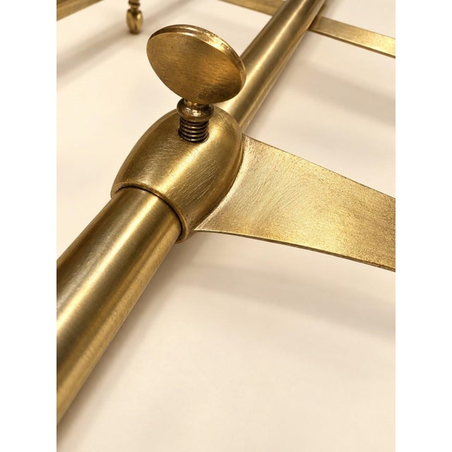 Modular Back-Counter Bar Shelf 1900-1920 Brass and Glass, 1890s For Sale - Image 3 of 5
