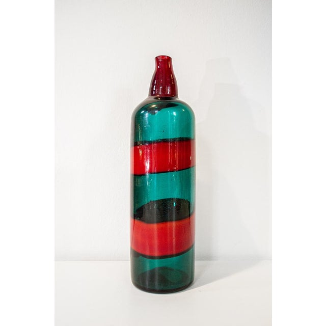Fulvio Bianconi Vase, Venini Murano, 1950s For Sale - Image 6 of 6