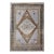 Vintage Turkish Oushak Rug, Hand-Knotted, Geometric Design, Pale Blue, 7' x 10' For Sale